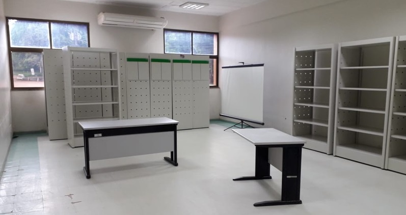 Montagem do mobiliário Tapajós