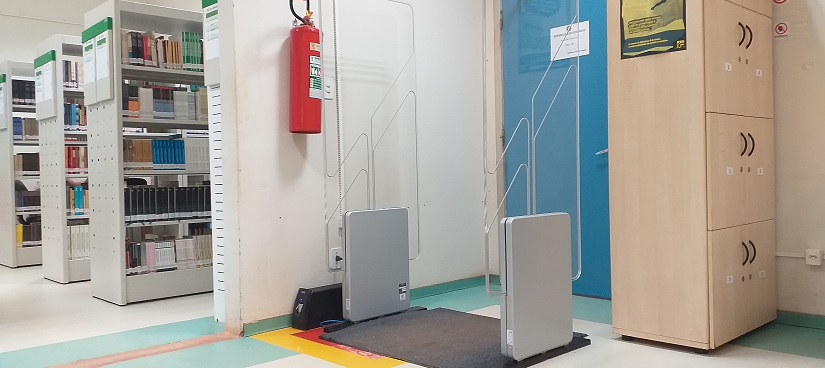 Antenas Antifurto Instaladas nas Bibliotecas das Unidades Tapajós e Rondon