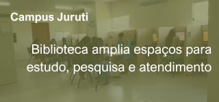 Novo espaço conta com três salas de estudo em grupo, cabines individuais, computadores para pesquisa acadêmica e ambientes destinados às atividades técnicas da biblioteca